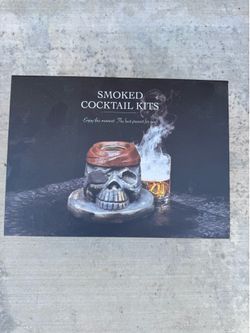 Pirate cocktail whiskey smoker