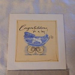 Babyshower Card Handmade .