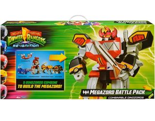 Mighty Morphin Power Rangers Re-Ignition Megazord Battle Pack 5 Zords Combine! (Brand New)