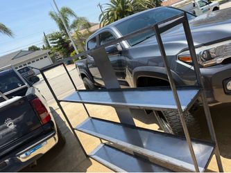 Shelves for detailing van utility van