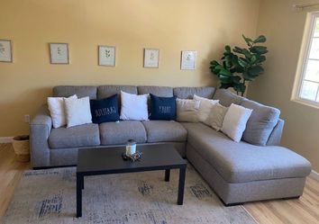 Light grey sectional