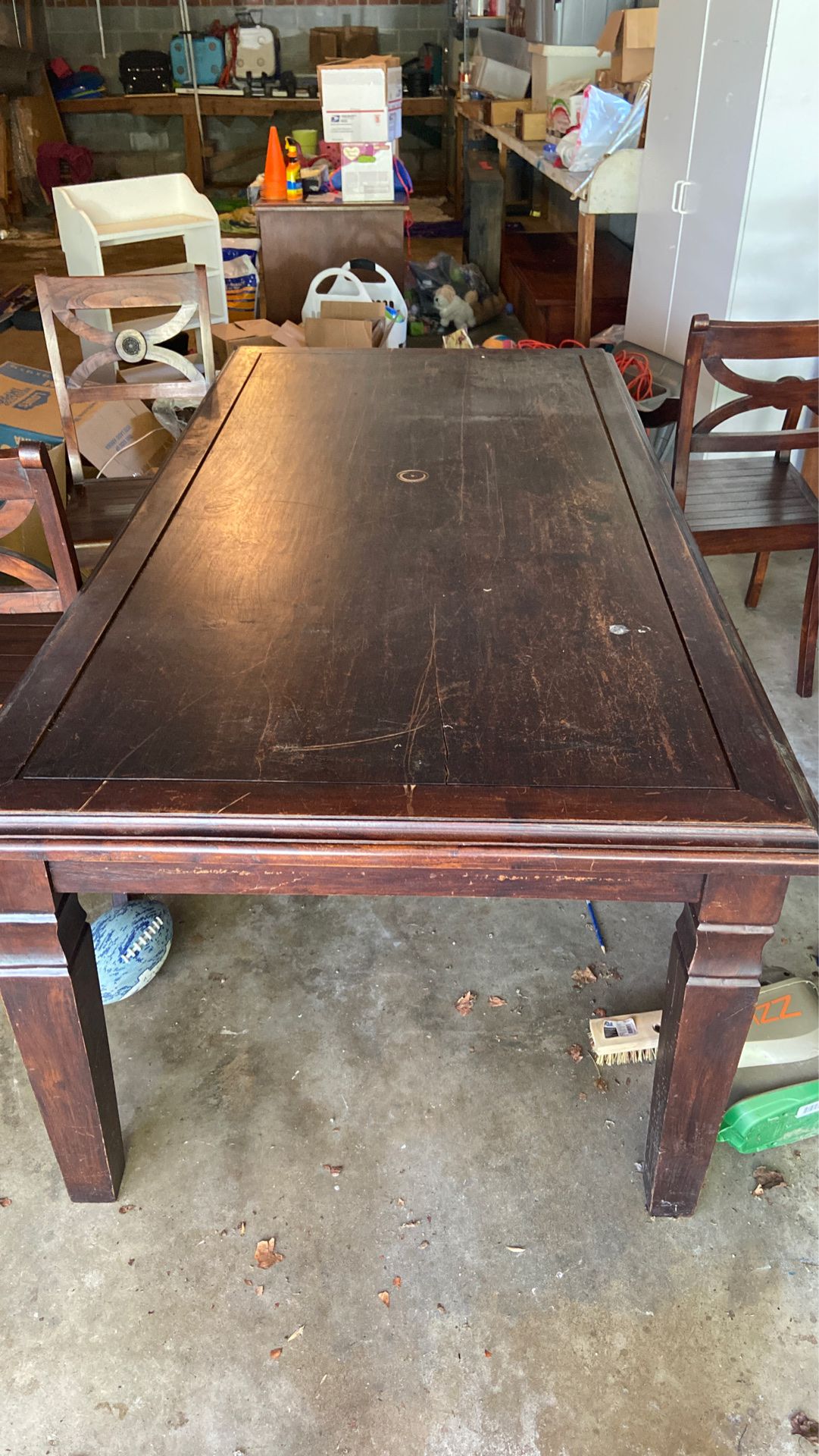 7 foot dining room table $100