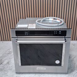 KitchenAid 30 Inch Single Electric Wall Oven with 5 Cu. Ft. Capacity - Stainless Steel (KOES530PSS-D-2820)