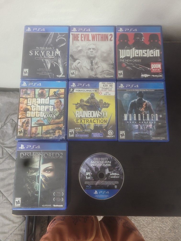 8 ps4 games