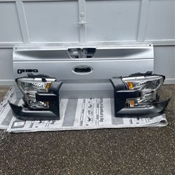 2015-2017ford F150 Tailgate And Lt-Rt Headlamp 