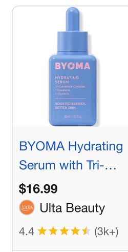 Byoma hydrating serum $8
