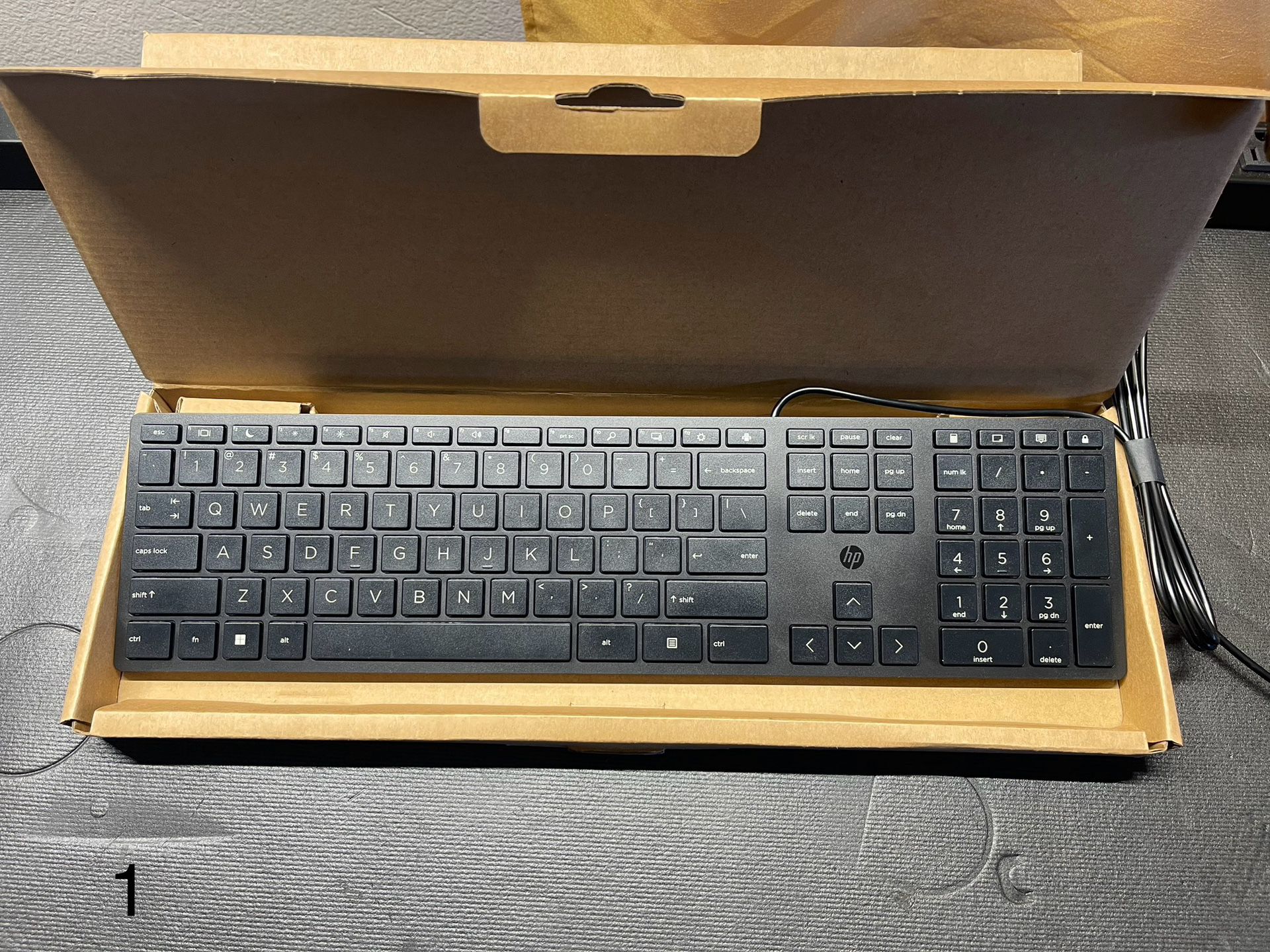 Brand New Compact HP wired Keyboard