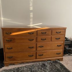 Brown Dresser (8 Drawers)