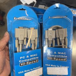 VGA Male To Female Cables 