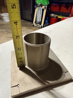 Steel Threaded Pipe Nipple Floor Flange Mount