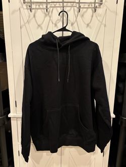 Black Large Pullover Hoodie