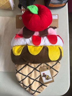 Halloween Ice Cream Cone Dog Costume Size M