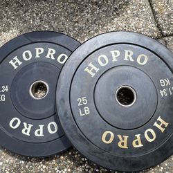 25lb OLYMPIC BARBELL PLATES