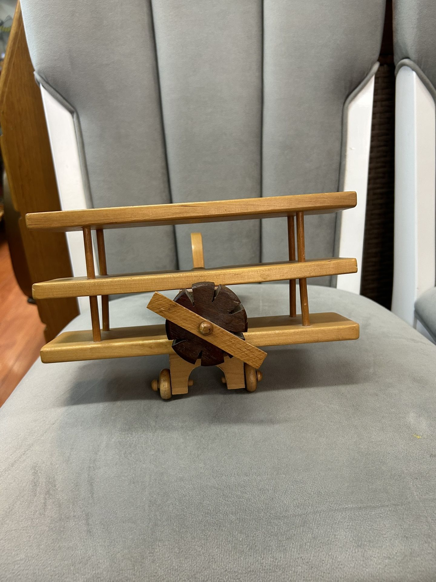 Wooden Model of a Fokker Dr. I triplane, a famous German fighter aircraft from World War I