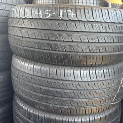 Set Ot Tires (4) 215-45-17 Michelin