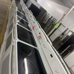 White Glass Stoves  From 300 To 375