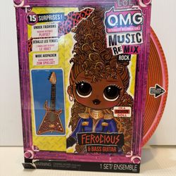 LOL Surprise OMG Remix Rock Ferocious Fashion Doll with 15 Surprises 