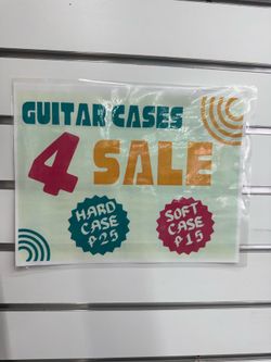 *USED* HARD & SOFT GUITAR CASES FOR SALE!
