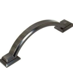 10 GlideRite 3 in. Center-to-Center Brushed Pewter Arched Square Cabinet Pull 