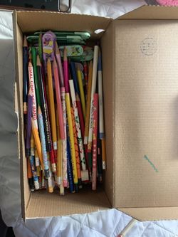 Box full of pencils