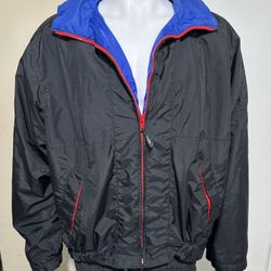 McGregor Vintage Anti Breeze Black Zip Up Jacket Men Size L