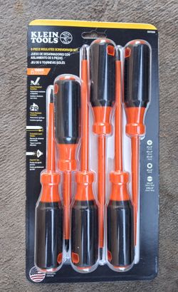 Klien cushion grip 6pc screwdriver set