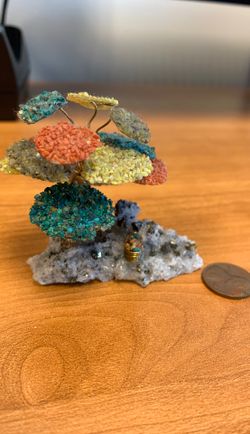 Tiny crystal tree one of a kind