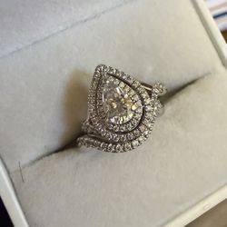 Bridal Set (Real Moissanite)