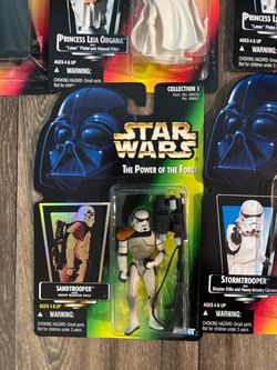 Star Wars Power of the Force Sandtrooper Action Figure collection