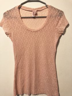 Pink Lace Top