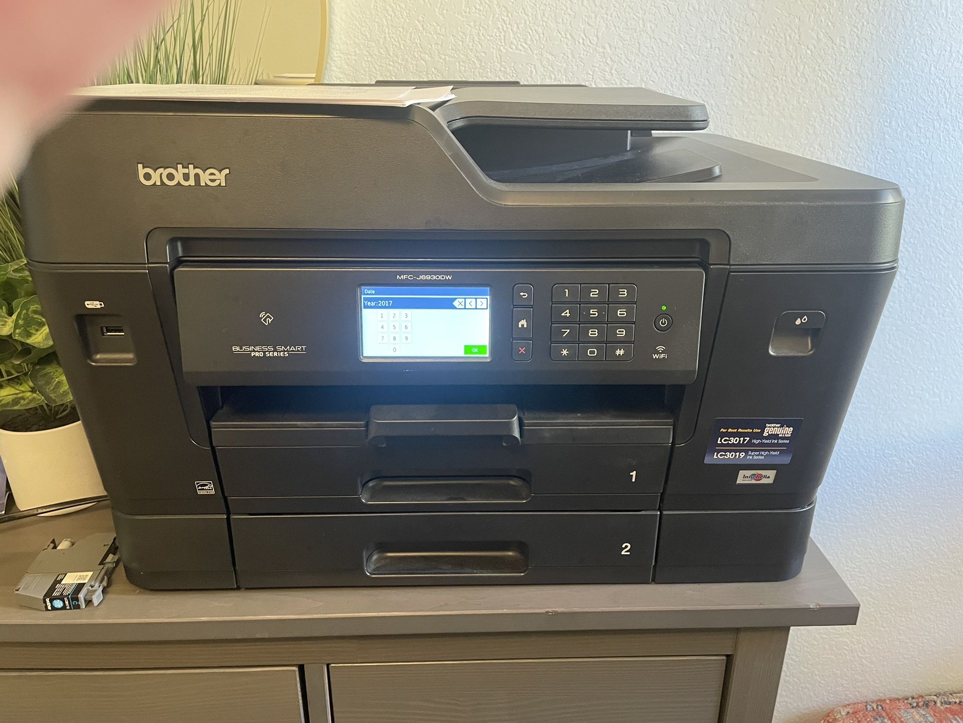 Brother MFC-J6930DW Wide-Format All-in-One Printer – Works Great, Includes Ink & Manuals