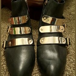 SCHUTZ WOMENS LEATHER BOOTS #11