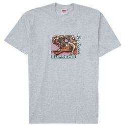 New Supreme Tee Shirt Lovers Grey Size medium