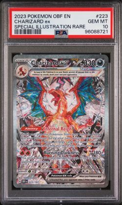 2023 POKEMON OBF EN-OBSIDIAN FLAMES #223 CHARIZARD EX SPECIAL ILLUSTRATION RARE