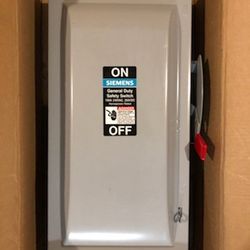 Siemens 100amp 3pole Fused Disconnect