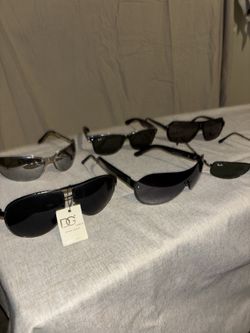 6 pairs of sunglasses.