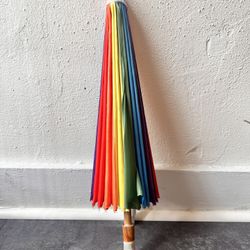 Handmade Rainbow Umbrella