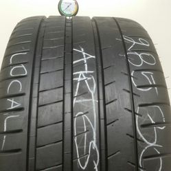 1 Tire 285 30 20 Michelin pilot super sport ZP run flat like new no repairs