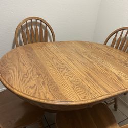 Wood Table Set 