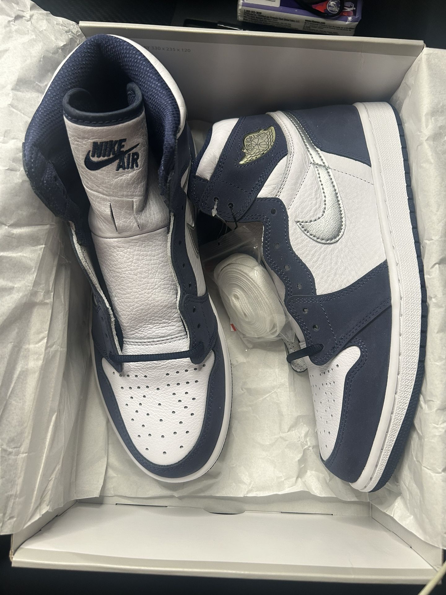 Jordan 1 High https://offerup.com/redirect/?o=Q08uSlA= Midnight Navy Size 10.5 New