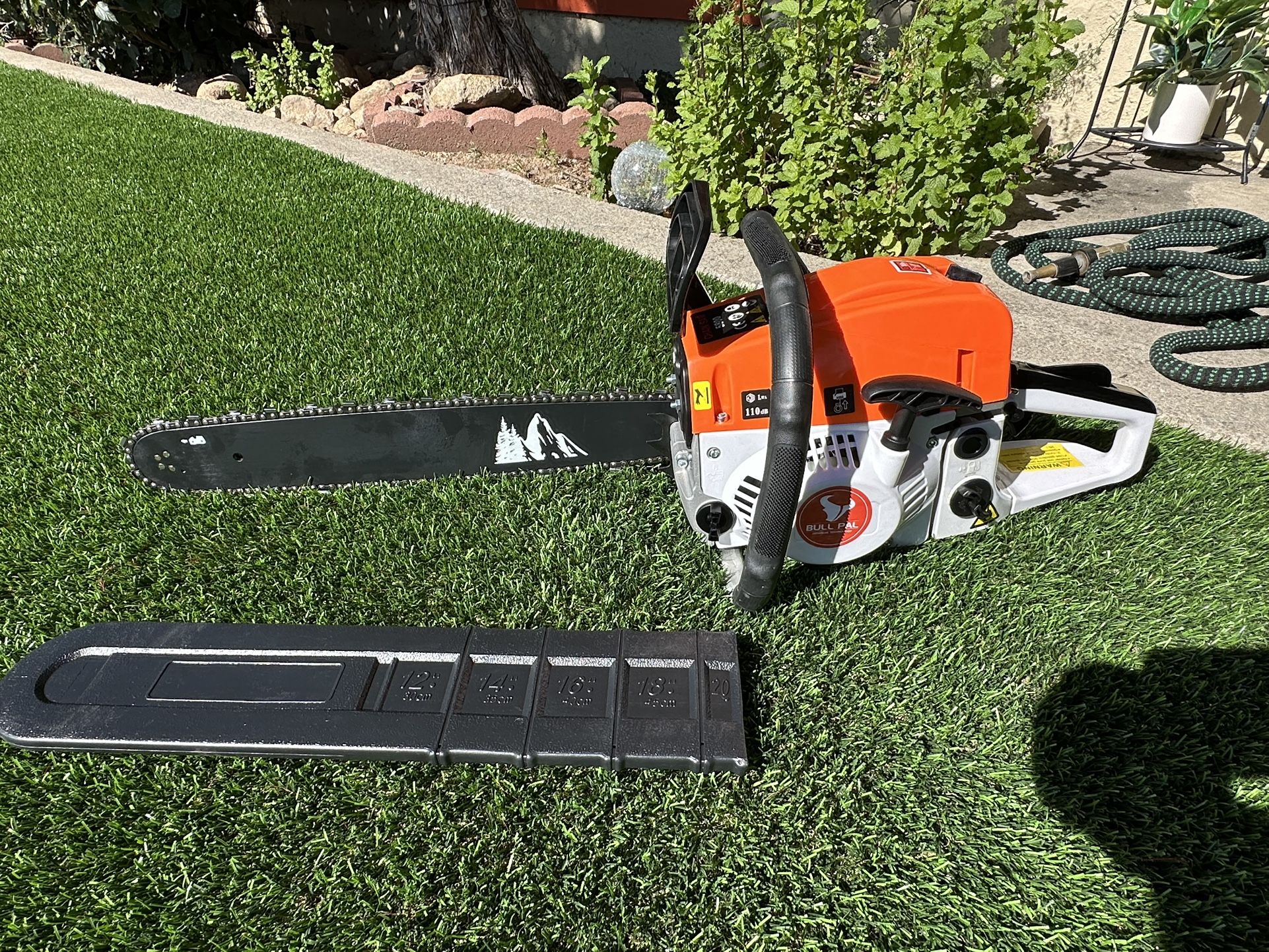 New bull pal 58cc 2 stroke chainsaw. Weekend special! Try before you buy. Pick up only.