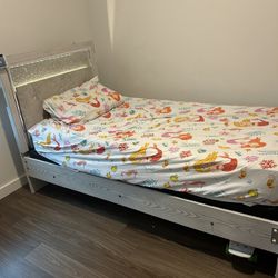 Twin Size Bed+ Bed Frame For Sale