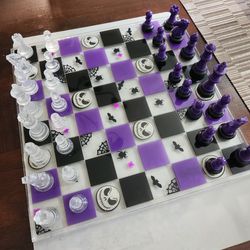 Jack Skeleton Resin Chessboard 