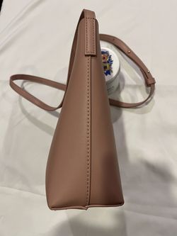 Samara Shoulder Bag Purse Crossbody Peony Pink Adjustable Strap