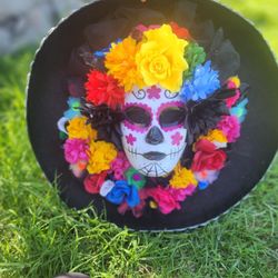 Day Of The Dead Halloween Wreath