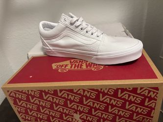 Brand new white vans