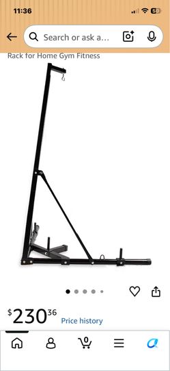 Basketball Hoop $30 Off Stand & Like Punching Bag Stand, Freestanding Sandbag Rack for Home Gym Fitness