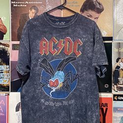 Mens L AC/DC Band Shirt 