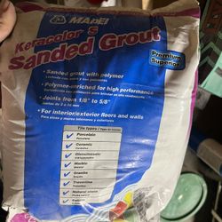 Sanded Grout