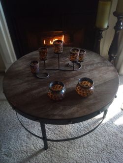 Mosiac Candle Holders